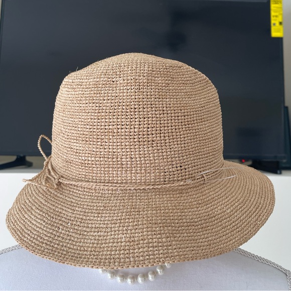NEW HELEN KAMINSKI Packable Raffia Fedora Hat - Picture 8 of 12